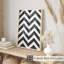 Motif abstrait à chevron abstrait IV, reproduction d'art non encadrée-624344942