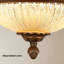 Lustre 33,86 po American Vintage, luminaire suspendu en fer forgé 8 lumières, éclairage de salon