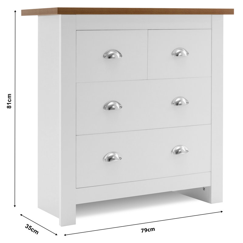 Baeli 3 Piece Bedroom Set, White