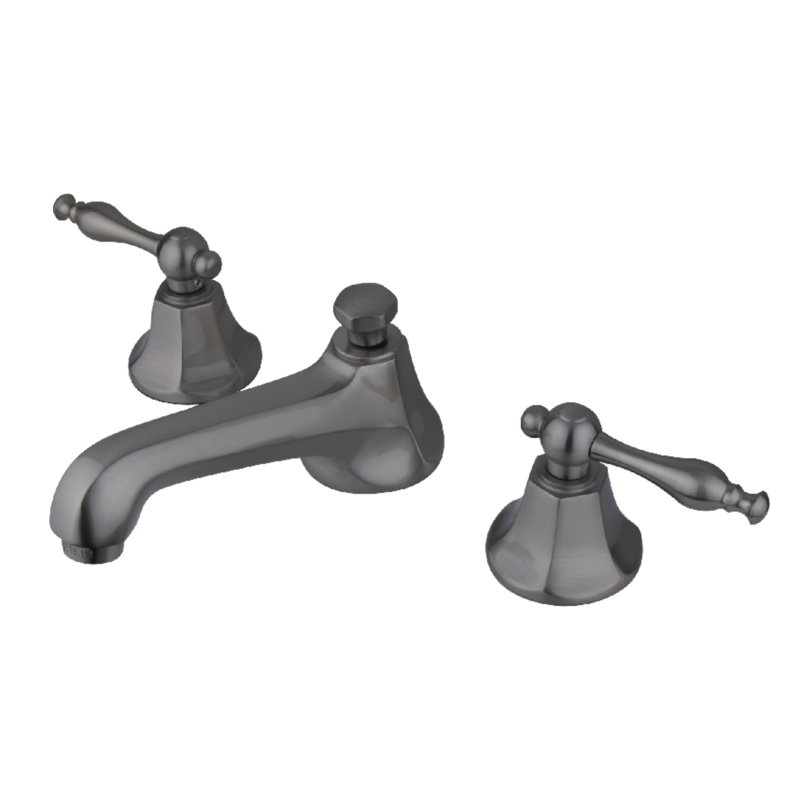 Metropolitan Widespread Bathroom Faucet with Drain Assembly, Satin Nickel