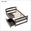 Lit plateforme simple avec deux tiroirs-115693398