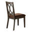 Ensemble de 2 chaises d'appoint en tissu Jameson