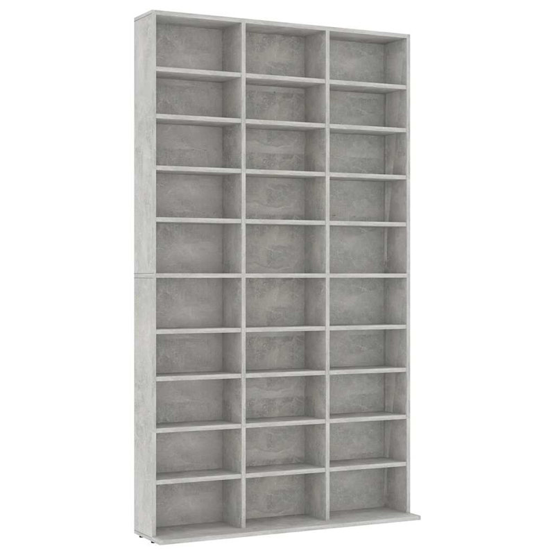 Bookcase, Concerate Grey, 177.5cm H x 102cm W x 16cm D