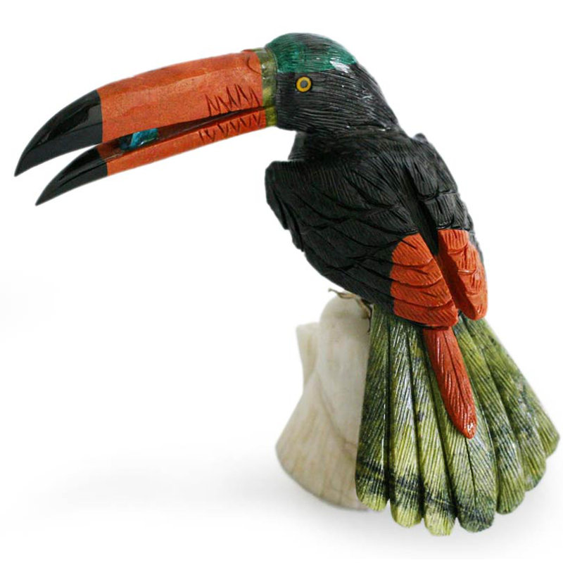 Figurine dines toucan Rickards