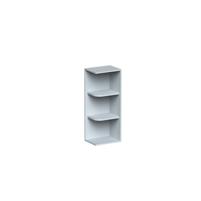 Armoire à tablette murale réversible de style Shaker de DL Cabinetry (prête à assembler) l 9 po x H 30 po x P 12 po - gris tourterelle