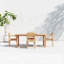 Sigrid 71'' Rectangular 4 - Person Outdoor Dining Set