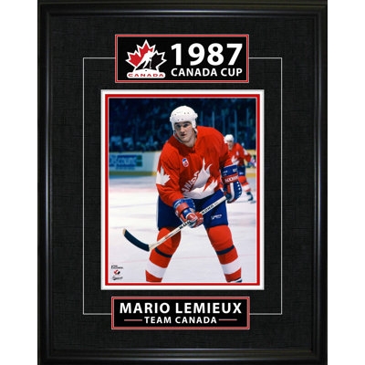 Mario Lemieux, coupe du Canada encadrée 16 x 20 Classic Series