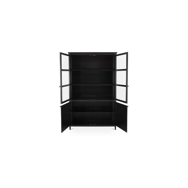 Armoire haute en métal Henry - noir