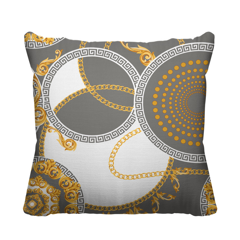 Housse et insert de coussin extérieur Tobin, L 15 po x H 15 po, Gris