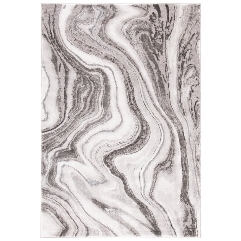 Ahanu Abstract Area Rug, Rectangle 201 x 274 cm
