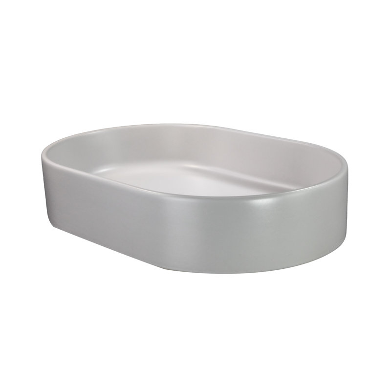 Regatta 23.75'' L Bathroom Sink, Matte White