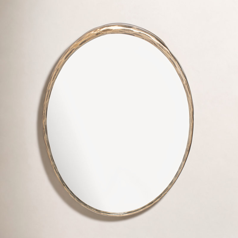 Noella Metal Oval Wall Mirror