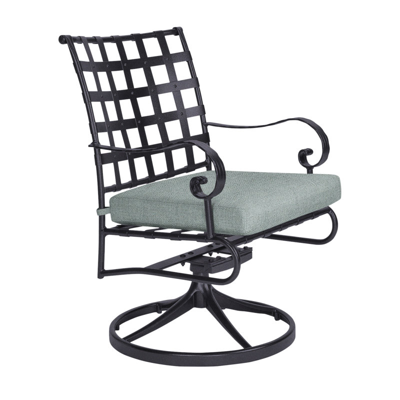 Classico Outdoor Rocker Chair, Graphite, Cast Lagoon