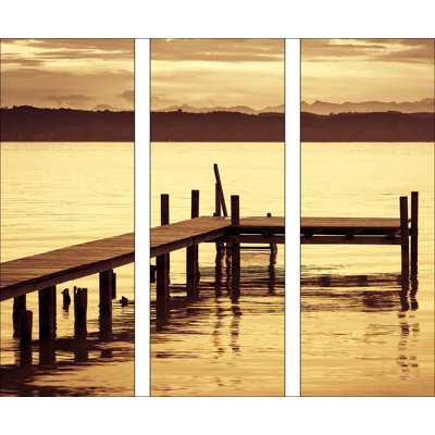 3 Piece No Frame Painting on Glass