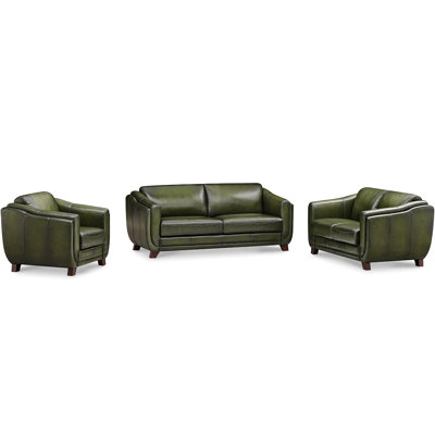 Montfrey Leather Configurable Living Room Set