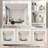 Vanity Desk with Mirror & Light, Large Drawer Three Level Storage Dresser, 3 Lighting Modes Adjustable Brightness, Bedroom Dressing Table(white)