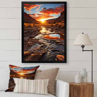 Coucher de soleil à Utah Mountain I