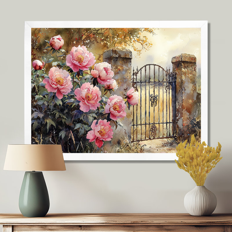 Décoration murale Ilsemarie, Reproduction encadrée d'une seule photo sans pass, H 24 po x l 32 po, Blanc