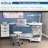 56.75 x 23.75 Foldable Split Top Table-37244115-37244116