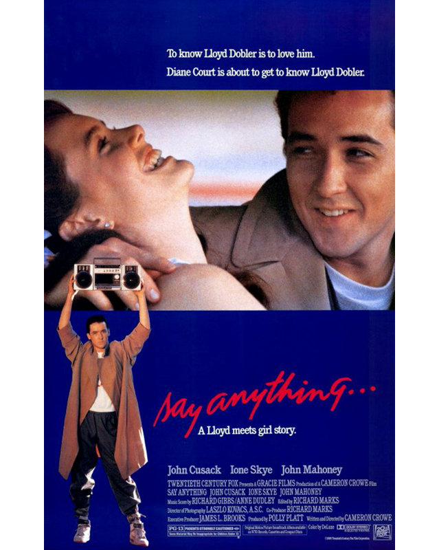 Say Anything, 18" H x 12" W