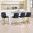 Upholstered Counter Stool With Metal Frame-686114605-686114604-685936845