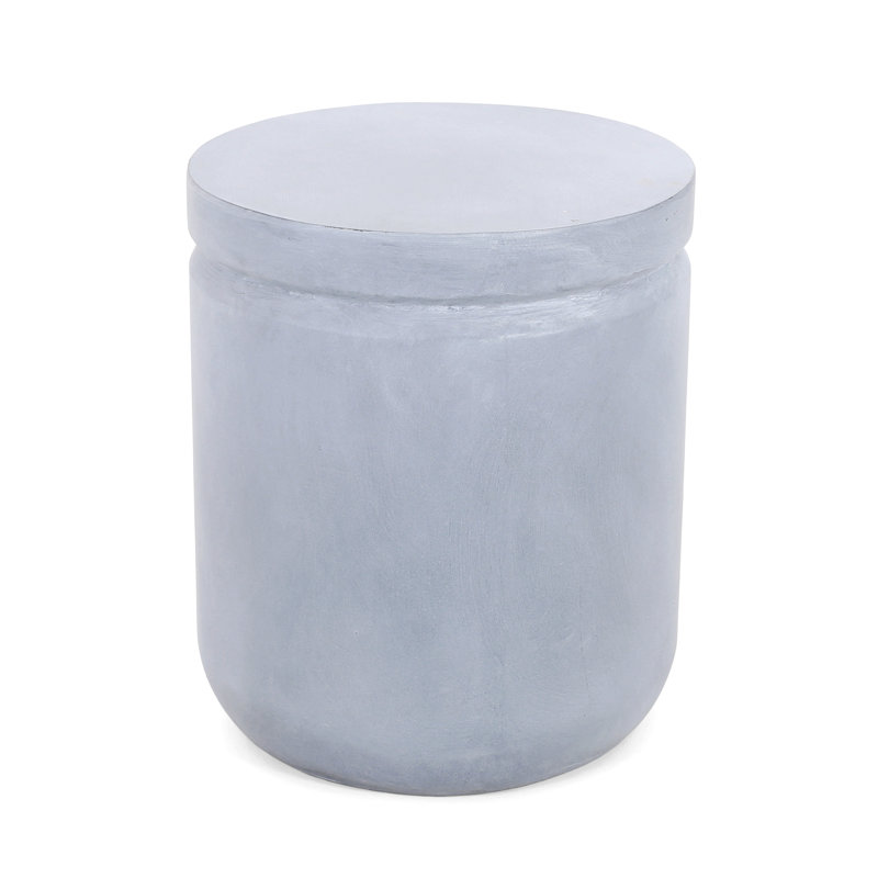 Outdoor Concrete End Table