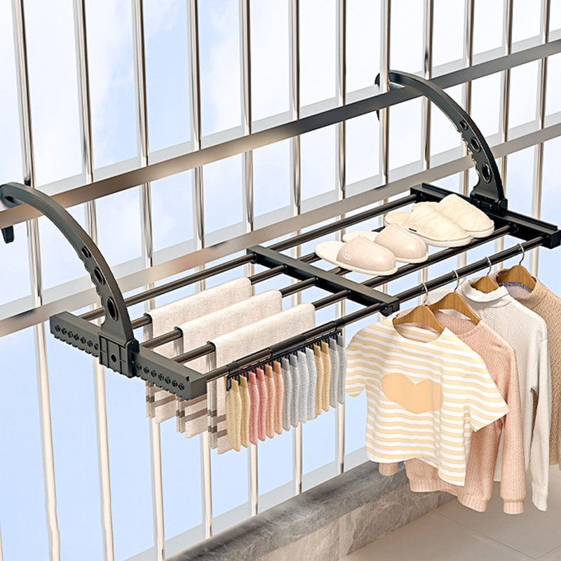 120cm Wall Mounted Clothes Rack