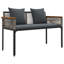 Poly Rattan Outdoor Bench-1324912485-1324912484
