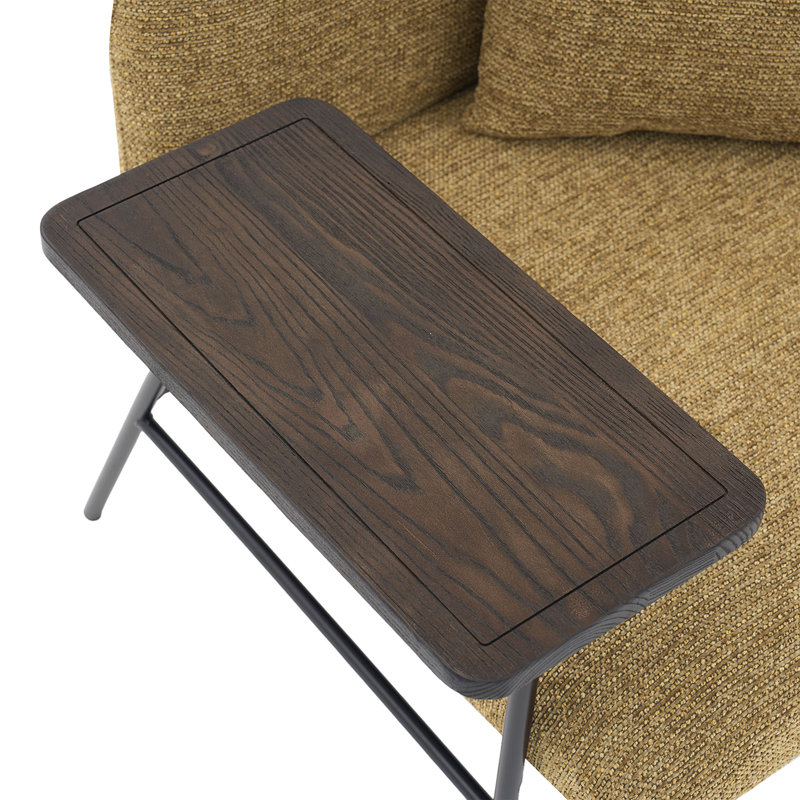 Chaise de loisir, Yellow Fabric