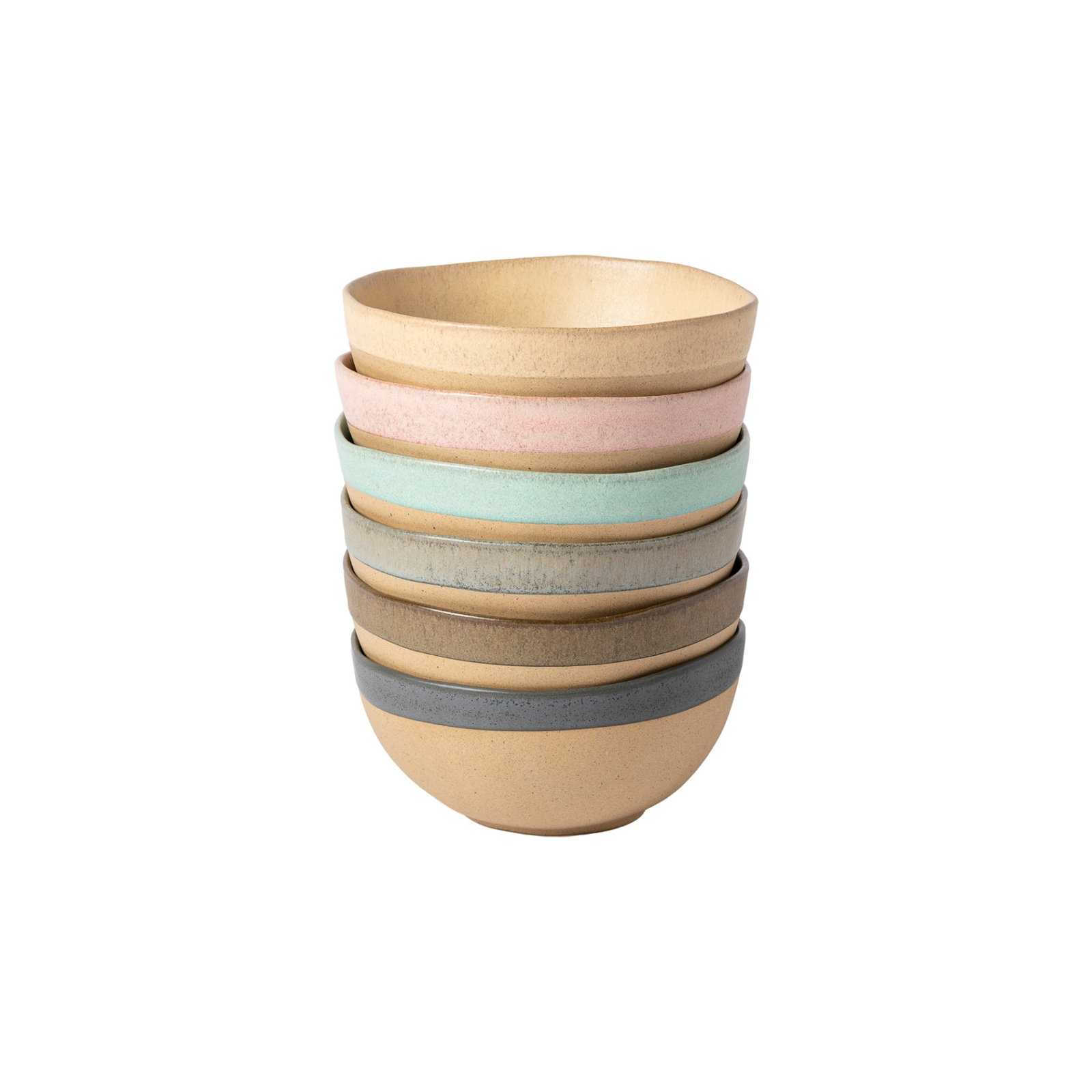 Arenito 22.63oz. Handmade Stoneware Cereal Bowl, Sage Green