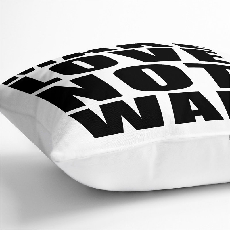 Square Cushion, 55cm H x 55cm W x 20cm D, White