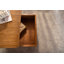Table basse 31,52 "carrée en rotin + corde de chanvre avec fonction de rangement réglable, de style rétro naturel, pour la salle à manger, la cuisine et le salon, naturel