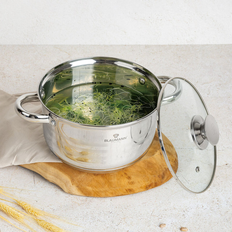 Blaumann 6.86L Stainless Steel Casserole