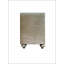 Élégante table de chevet à 2 tiroirs avec un design capitonné et des boutons en cristal, parfaite pour ajouter du luxe à n'importe quelle chambre à coucher.