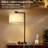 Navreet Table Lamp Set with USB C+A Charging Ports Fully Stepless Dimmable Bedside Lamp (Bulbs Included)-397725424