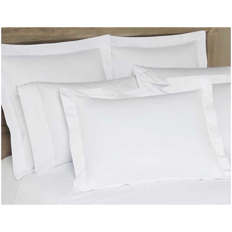 Villa Sateen Flat Sheet, Queen, White