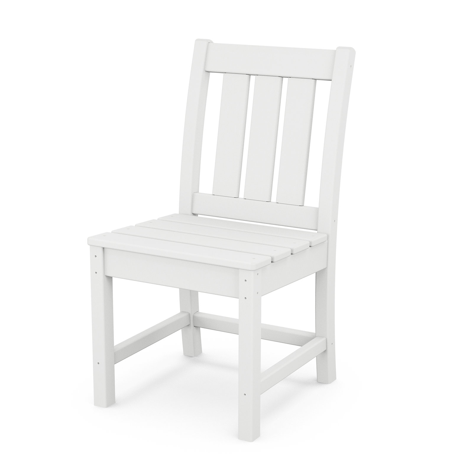 POLYWOOD® Oxford Patio Side Chair, White