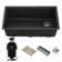 KRAUS Bellucci Workstation 32-in. Undermount Kitchen Sink with WasteGuard™ Garbage Disposal