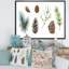 Ensemble de branches de pin - reproduction sur toile-67390075-67390076