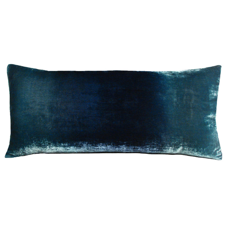 Large Rectangle Velvet Pillow Cover & Insert, Shark, Rectangle 16"H x 36"W 
