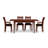Sarah 4 - Person Solid Wood Top Four Leg Dining Set-16848866-37101027-39921223