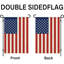 Petit drapeau américain 12 po x 18 po, drapeau américain pour support de jardin, décorations du 4 juillet, drapeau patriotique double face, drapeau américain, mini décorations patriotiques pour la cour, drapeau du 4 juillet