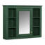 Bathroom Mirror Cabinet Wall Mounted - 35'' X 27.5'' With Ample Shelf Space Modern Concealed Door-130906866