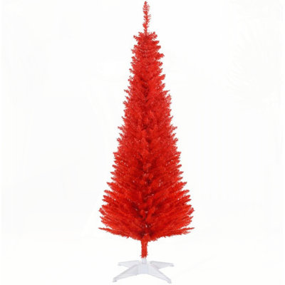 Christmas Tree,Artificial Pencil Tree with White Base