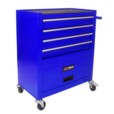 Chariot à outils multifonctionnel avec 4 roulettes