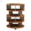 Commode d'appoint ronde en bois massif Rosalyn