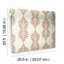 Rouleau de papier peint autocollant L 20 pi x l 20,5 po Hamall Broadsands Botanica-582382675-582382673