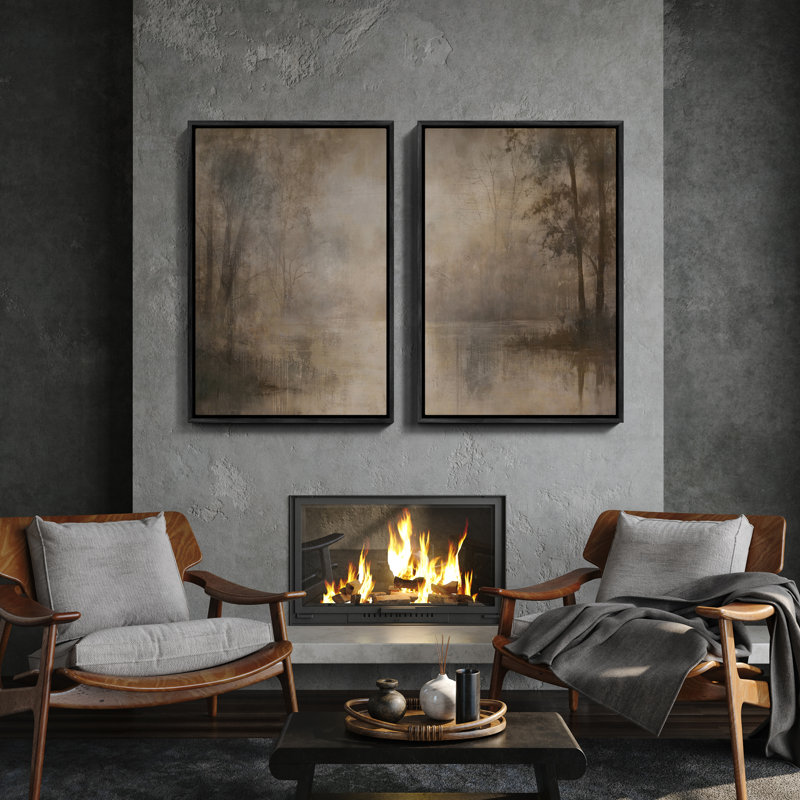 Art mural encadré rétro antique classique pour chambre à coucher, Noir, H 24 po x l 16 po