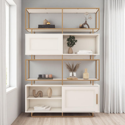 Goldie Modern Bookcase Room Divider