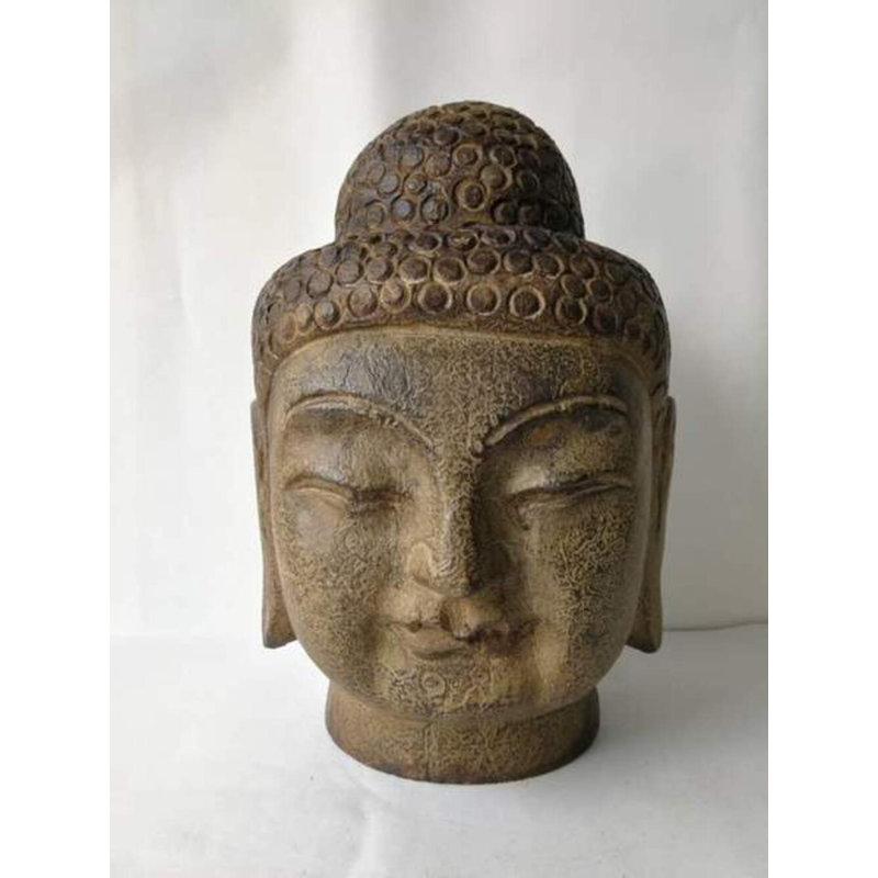 Tête de Bouddha en pierre